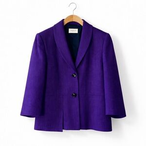 PRECIS PETITE | Vibrant Purple tailored blazer